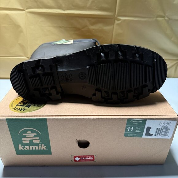 Kamik Forester Men's Cold Weather Boots Black Size 11 NEW - Picture 4 of 7